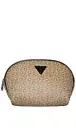 New GUESS Junction Logo Travel/Cosmetic Bag Mocha