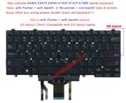New for Dell E7470 E5450 E5470 V146925BS1 PK1313D2B00 0D19TR keyboard backlit