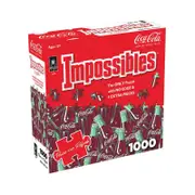 1000pc Coca Cola Impossibles Pop Fizz Teens Jigsaw Puzzle Borderless 13+