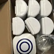Door Alarm Motion Sensor Tunes-led Indicators(6 Sensors /2 Chime Modules)