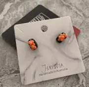 Salmon Roe/ Fish Roe/ Ikura Sushi Stud Earrings