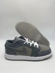 Nike Air Jordan 1 Low SE (GS) Medium Grey Cool Grey White (HF3188 011) Size 7Y