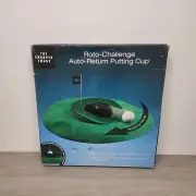 SEALED Golf Roto-Challenge Auto-Return Putting Cup by Sharper Image New
