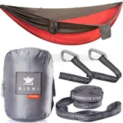Birmi Portable Double Hammock with Straps - Waterproof Sack 500lb Brand New