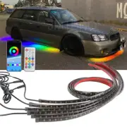 6Pc Car RGB LED Underglow Light Smart Neon Strips Kit Dream Color Turn Signal