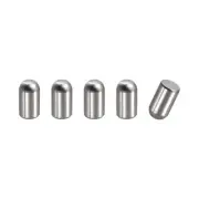 6x8mm Dowel Pins, 5pcs Round Head Flat Chamfered End Dowel Pin