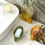 Drain Plate Tray Creative Soap Holder Soap Box Bathroom Gadgets Non-slip Laun_$d