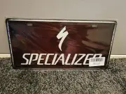Rusty Brown Specialized Bicycles License Plate / Tin sign ideal for Bike Shop...