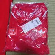 Set of 2 Unused Uniqlo x Roger Federer Polo Shirt 2021 Tokyo Olympics Red Size L