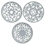 Silicone Trivets for Hot Dishes-Modern Kitchen Trivet Mat, Non Slip Trivets f...