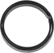 [ANDRESLAD] Smooth Titanium Alloy Key Ring for DIY Crafts Flat Keyrings for Key Organization Lightweight and Durable Split Design
