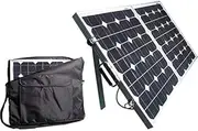 ZM9130 80W Portable Solar Panel Fold-Up Type Rated Voltage: 12V Pmax: 80W, Rated Voltage: 12V