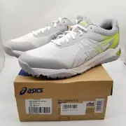 Asics Men's Gel-Course Ace Golf Shoes Sz 10.5 White Yellow Water Resistant Low