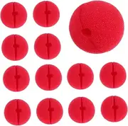 ERINGOGO 20Pcs Portable Circus Clown Nose Accessories Decorative Sponge Props for Halloween Costume Parties and Carnival Celebrations