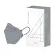 【CSD 中衛】醫療口罩-4D立體-麥飯石灰1盒入-鬆緊耳帶(20入/盒)