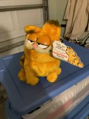 NWT New With Tag Vintage Garfield The cat Large Sitting Plush 1981