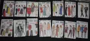 New Look Sewing Patterns Vintage New Old Stock 136 Units Uncut Various Styles