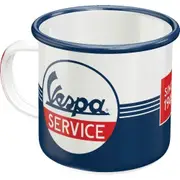 Nostalgic Art Vespa Service 360ml Enamel Mug Tea/Coffee/Water Drink Cup w/Handle