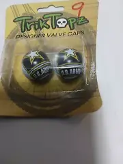 Trik Topz Valve Caps army logo