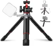 NEEWER Mini Camera Tripod with 360°Adjustable Ball Head & Cold Shoe, Extendable