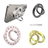 在飛比找蝦皮商城優惠-韓國 GL 金屬質感鑽飾 磁鐵吸附 MagSafe 指環支架