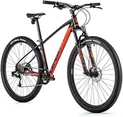 29 Inch Aluminium MTB Leader Fox Sonora Disc Brakes 8 Speed Black Orange RH 46 cm