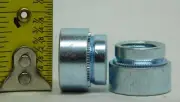 10 PACK! 1/2-13 for 3/16" or 1/4" Sheet Metal Self Clinch Nut Zinc PEM (NH)