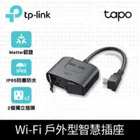 在飛比找PChome24h購物優惠-TP-Link Tapo P400M Wi-Fi戶外型智慧插