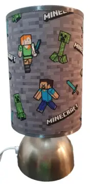 Gaming Boys touch Lamp bedside table fabric shade gaming