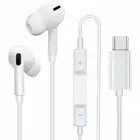 USB Type C Earphone Handsfree Vol Control & Mic for iPhone 16 Plus iPhone 16 Pro