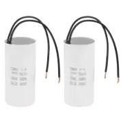 70uF CBB60 Running Capacitor, 2 Pcs Run Capacitor,White