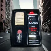 Out Of Print Zippo 2014 Gift Set Geometric Gold