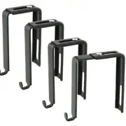 Adjustable and Reusable Cabinet For Door Hooks Set of 4 Long lasting Utility