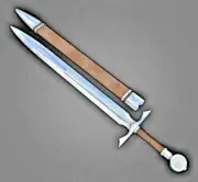 High Carbon Steel Fantasy Sword – Medieval Viking Short Blade + Scabbard Sheath