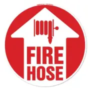 Fire Hose Non-Slip Floor Marker | 3 Pack of 16" Circle Vinyl Decal | Protect ...