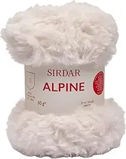 [Sirdar] Alpine, Luxe Faux Fur Yarn, Polar (400), 50g