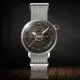 【BOMBERG】BB-01 石英系列 全鋼灰面米蘭帶錶款