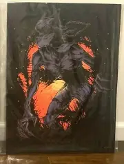 Exclusive Stranger Things Pop Up Store Demogorgon 18x24 Black Light Poster