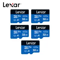 在飛比找momo購物網優惠-五入組【Lexar 雷克沙】633x microSDHC U