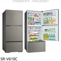 在飛比找PChome24h購物優惠-SANLUX台灣三洋【SR-V610C】606公升三門變頻冰