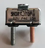 BUSSMANN SHORTSTOP CIRCUIT BREAKER 12V P46 15A RV CAMPER TRUCK