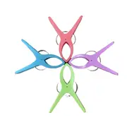 4x JUMBO PLASTIC CLOTHES PEGS Laundry Clips Washing Line Clothespin Fastener