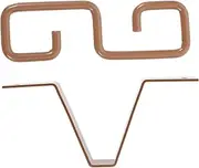 Rain Chain Metal Hook Gutter Adapter Flap Clip Set for Downspout Drainage