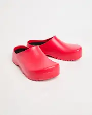 Polyurethane Regular Clogs in Super Birki Red