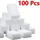 100 Pcs Bulk Washing Cleaning Foam Household Eraser Melamine Sponge Thick Magic
