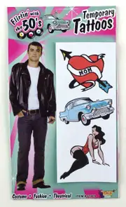 1950's Temporary Tattoos