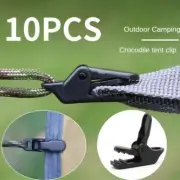 10/1PCS Camping Tarps Canvas Clips Cool camping gear Awning tent Deck pack Snap❤