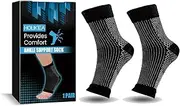 [Generic] 1 Pair Ankle Support Socks for Plantar h Support Foot Sleeve for Running Sports Men Women Use