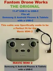 DJI Mavic Mini 2 / 3 Pro ..Remote Short Cable..USB-C to USB-C..Samsung & Android