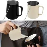 Milk Frothing Pitcher Espresso Steaming Pitcher with Measurement and Art PenⓀ❄